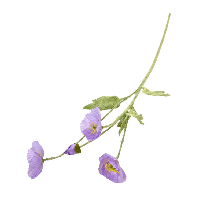 GNW Purple Artificial Poppy WX-158 - Image 2