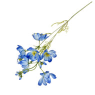 GNW Blue Artificial Poppy WX-168 - Image 2