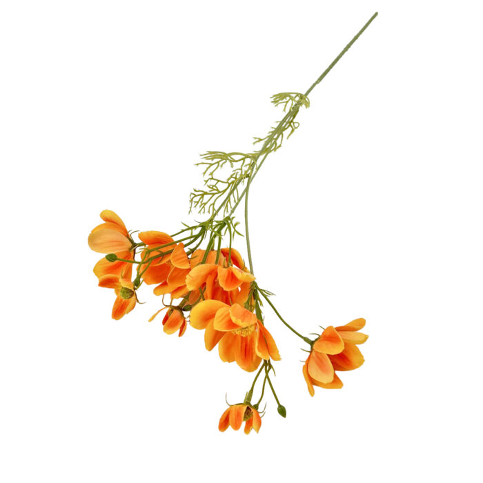 GNW Orange Artificial Poppy WX-166 - Image 2