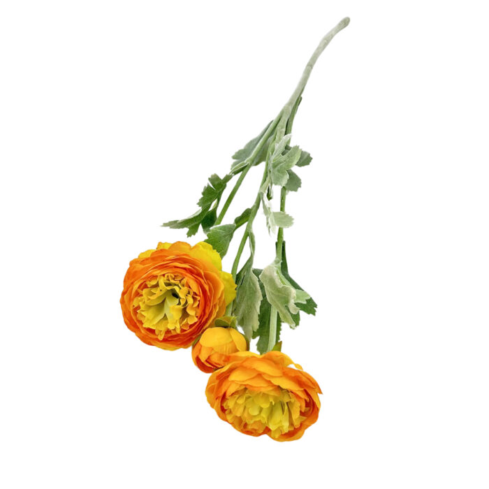 GNW Orange Artificial Peony HFF-15 - Image 2