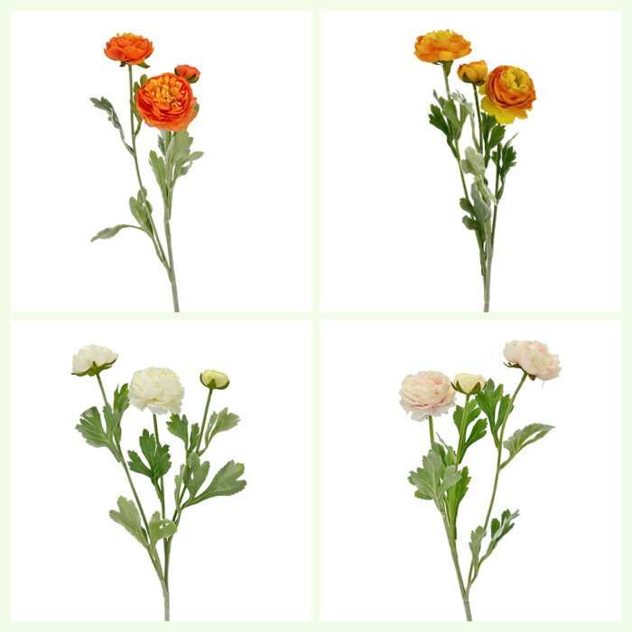 GNW Orange Artificial Peony HFF-16 - Image 3