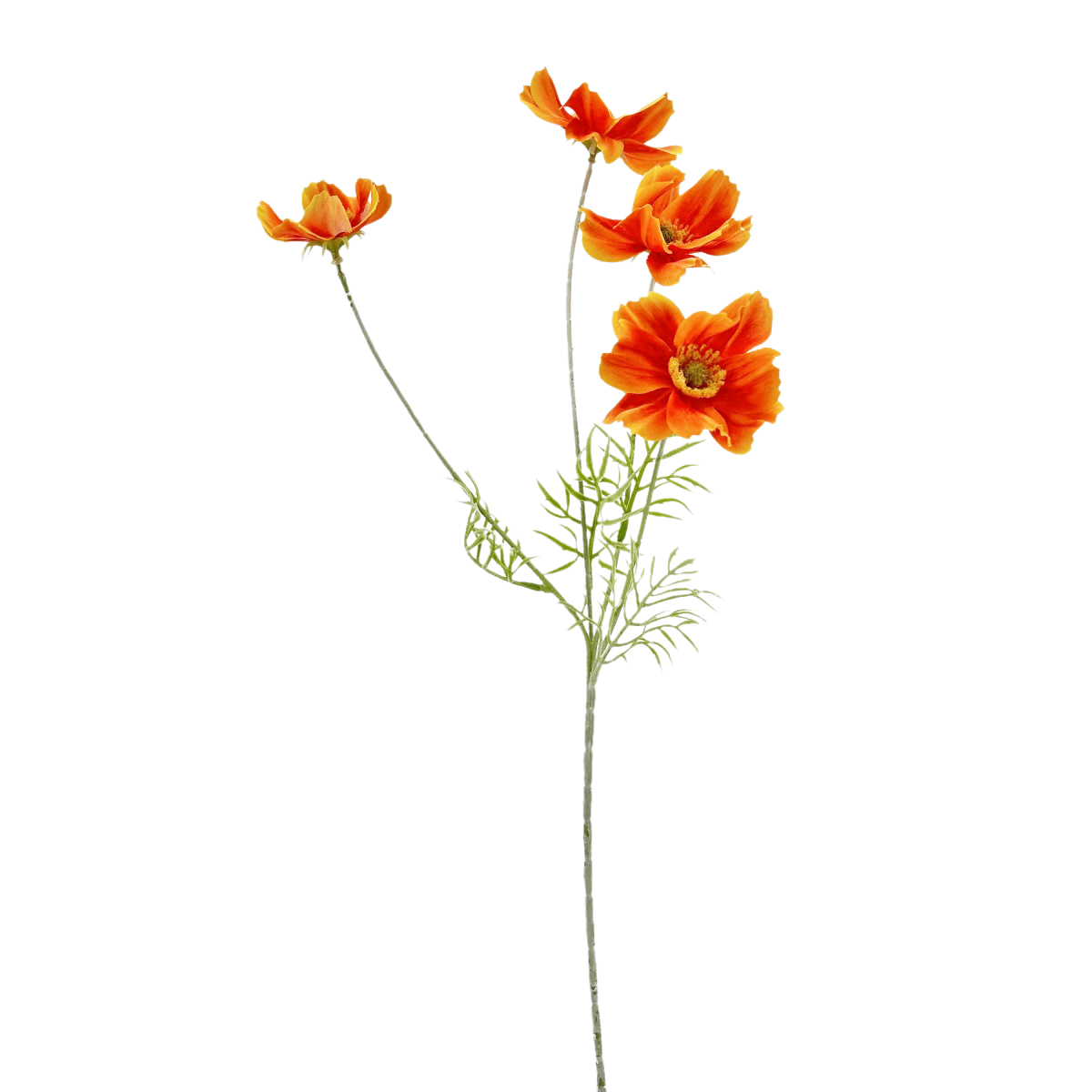 IMG_2755 GNW Orange Artificial Faux Poppy WX-182 - Image 1