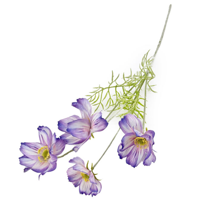 GNW Purple Artificial Faux Poppy WX-177 - Image 2