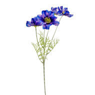 GNW Blue Purple Artificial Faux Poppy WX-178
