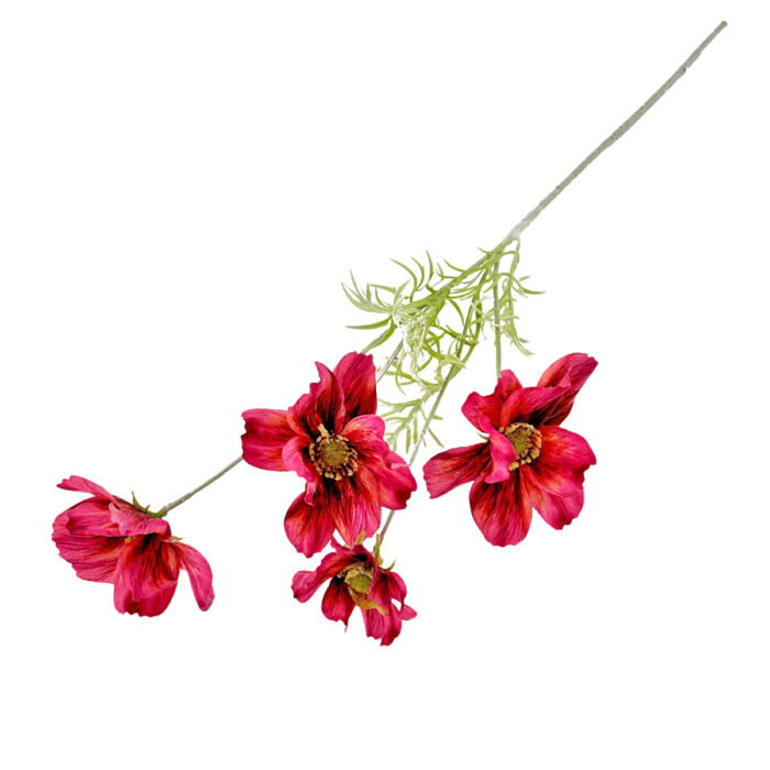 GNW Gradient Red Artificial Faux Poppy WX-173 - Image 2