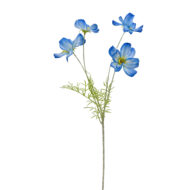 GNW Blue Artificial Faux Poppy WX-179
