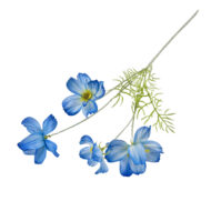 GNW Blue Artificial Faux Poppy WX-179 - Image 2