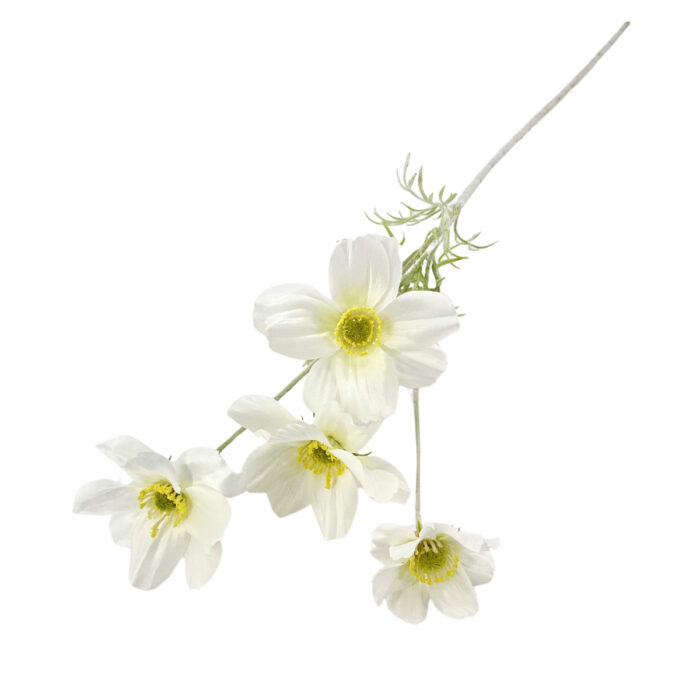 GNW White Artificial Poppy WX-169 - Image 2