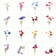 GNW Blue Purple Artificial Faux Poppy WX-178 - Image 3