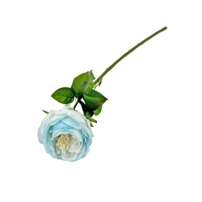 GNW Blue Artificial Garden Rose Real Touch JM-114 - Image 2