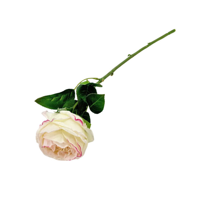 GNW Pink Artificial Garden Rose Real Touch JM-112 - Image 2