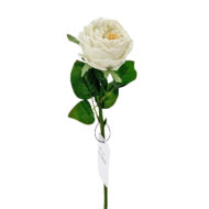 GNW White Artificial Garden Rose Real Touch JM-101