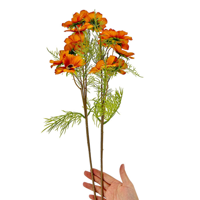 GNW Orange Artificial Faux Poppy MPG-13 - Image 3