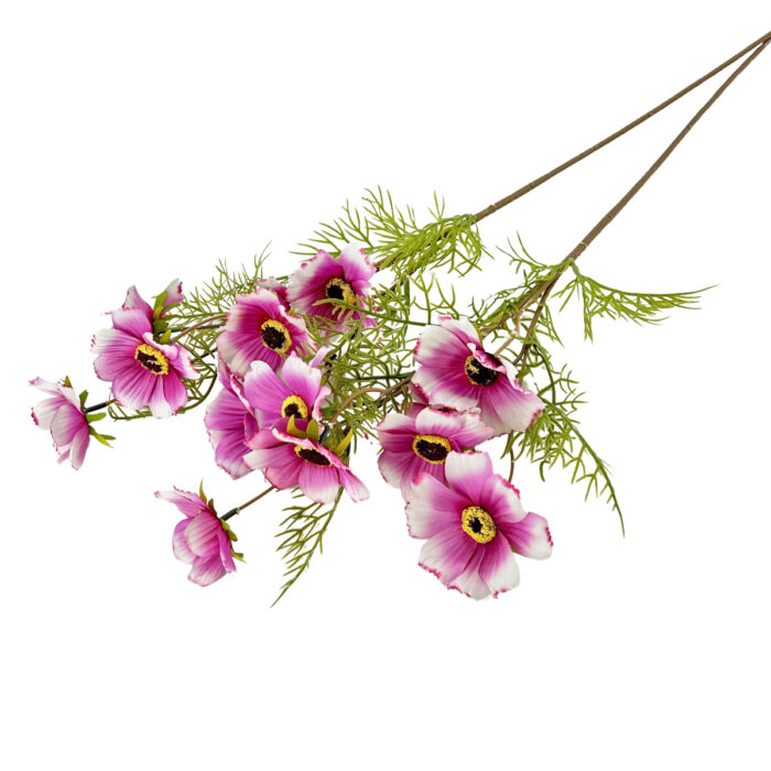 GNW White Purple Artificial Faux Poppy MPG-10 - Image 2