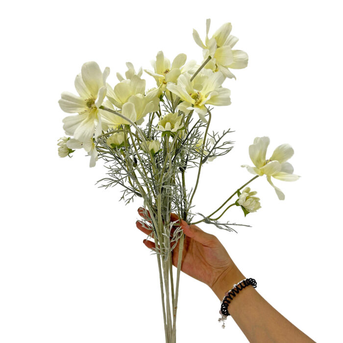 GNW White Artificial Poppy JM-51 - Image 3