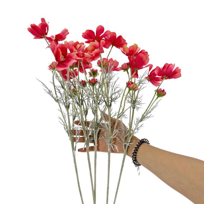 GNW Rose Red Artificial Poppy JM-60 - Image 3