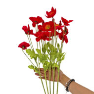 GNW Wine Artificial Poppy JM-42 - Image 3