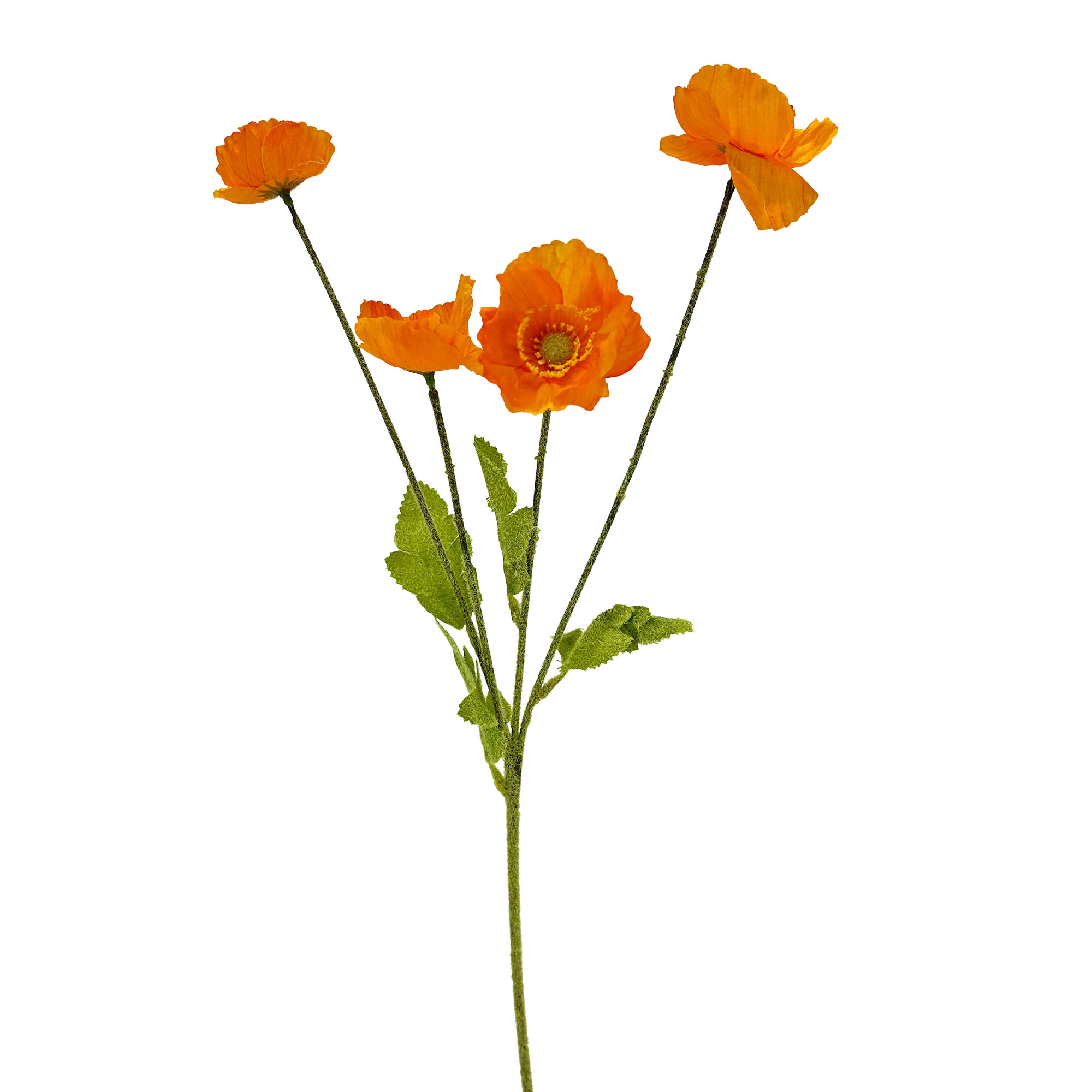 IMG_5665 GNW Orange Artificial Poppy JM-40 - Image 1