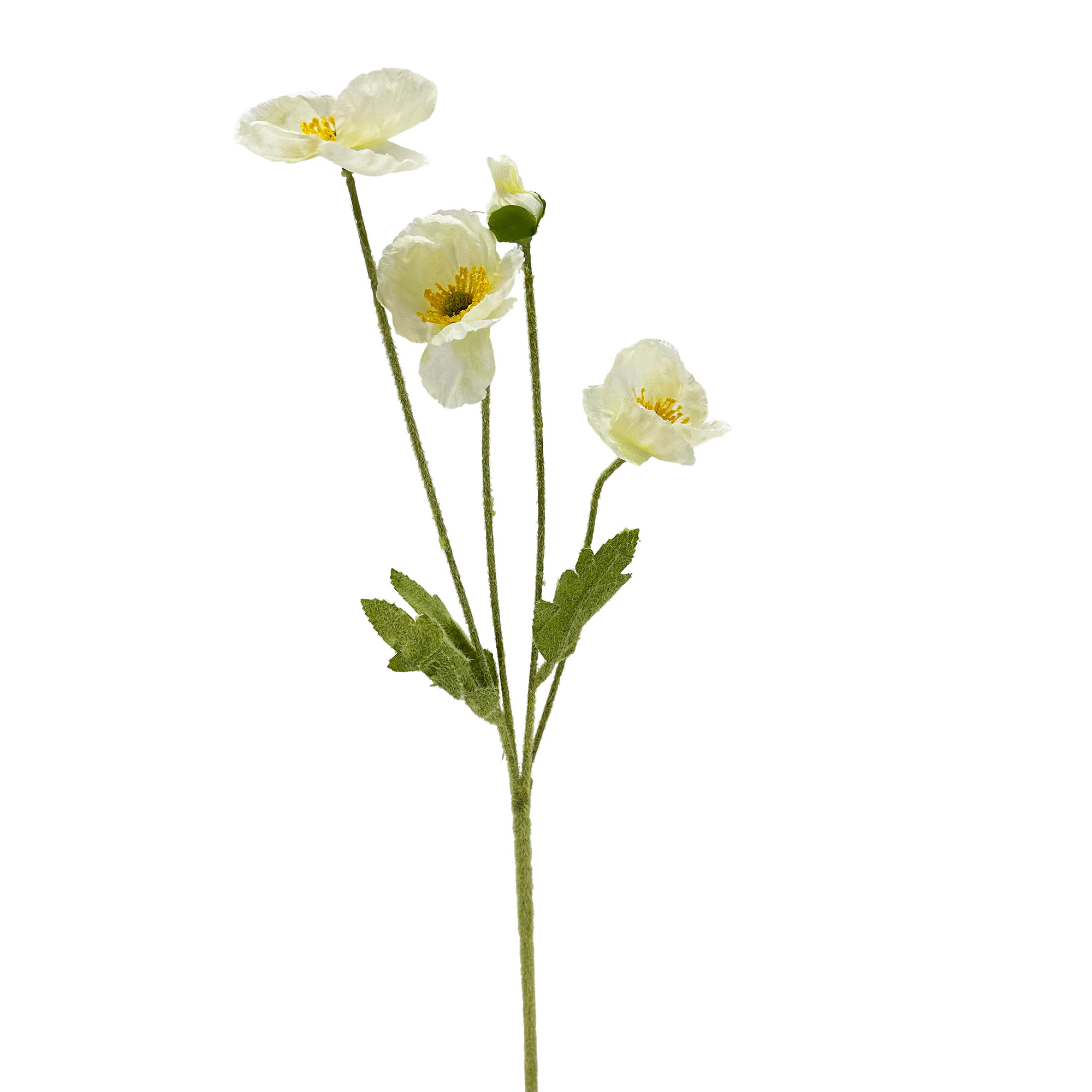 IMG_5669 GNW White Artificial Poppy JM-43 - Image 1