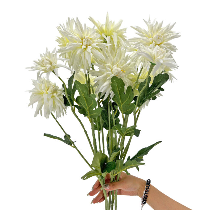 GNW White Artificial Poppy DH-14 - Image 3