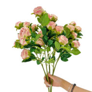 GNW Light Pink Artificial Garden Rose Silk DH-31 - Image 3
