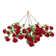 GNW Red Artificial Garden Rose With Sharp Tips DH-37 - Image 2