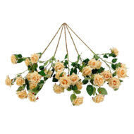 GNW Champagne Artificial Garden Rose With Sharp Tips DH-34 - Image 2