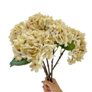 GNW Ivory Artificial Hydrangea Silk DH-03 - Image 3