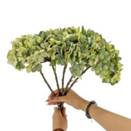 GNW Green Artificial Hydrangea Silk DH-07 - Image 3