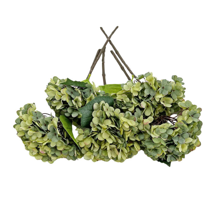 GNW Green Artificial Hydrangea Silk DH-07 - Image 2