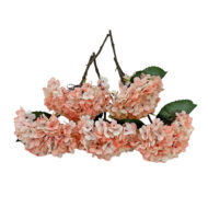 GNW Pink Artificial Hydrangea Silk DH-05 - Image 2