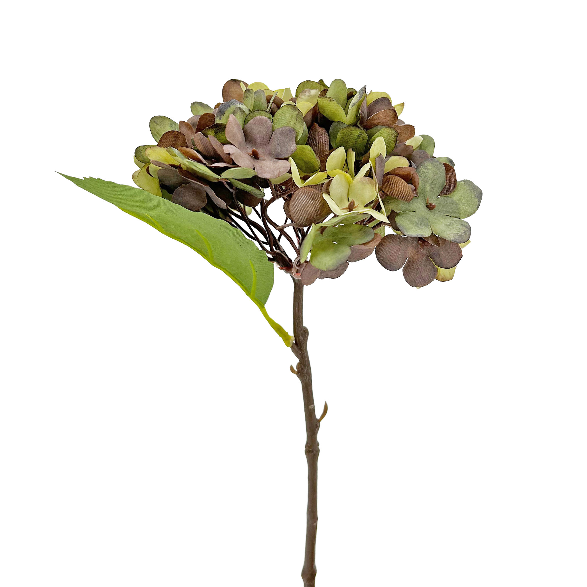 IMG_5922 GNW Purple Green Artificial Hydrangea Silk DH-02 - Image 1