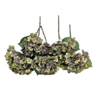 GNW Purple Green Artificial Hydrangea Silk DH-02 - Image 2