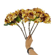 GNW Gradient Yellow Artificial Hydrangea Silk DH-08 - Image 3