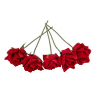 GNW Red Artificial Wedding Rose Sticks Real Touch XL-14 - Image 2