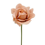 GNW Brown Artificial Wedding Rose Sticks Real Touch XL-13