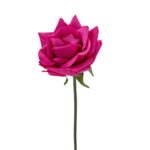 GNW Fuchsia Artificial Wedding Rose Sticks Real Touch SG-09