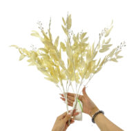 GNW Yellow Artificial Bunch Of Willow Leaves MY-247 - Image 2