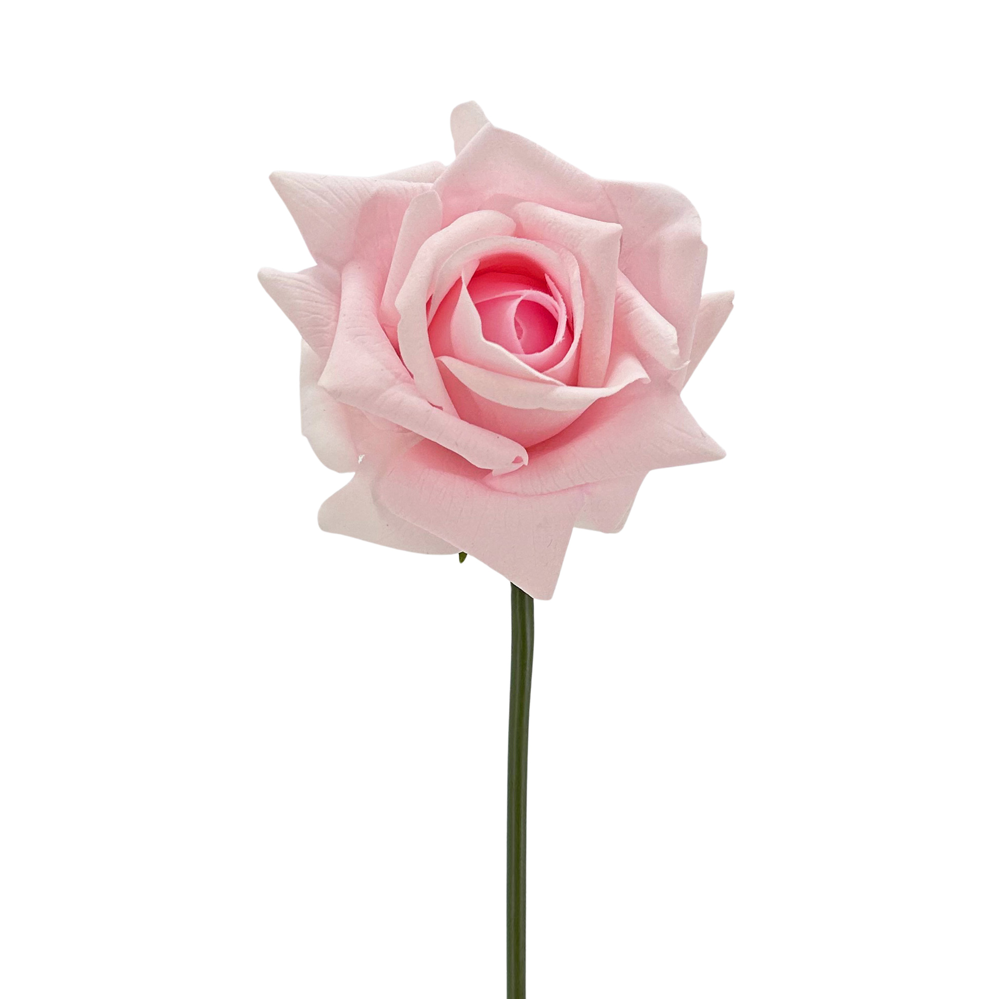 IMG_5982 GNW Pink Artificial Wedding Rose Sticks Real Touch SG-05 - Image 1