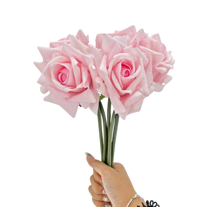 GNW Pink Artificial Wedding Rose Sticks Real Touch SG-05 - Image 3