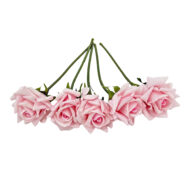 GNW Pink Artificial Wedding Rose Sticks Real Touch SG-05 - Image 2