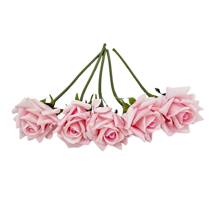 GNW Pink Artificial Wedding Rose Sticks Real Touch SG-05 - Image 2