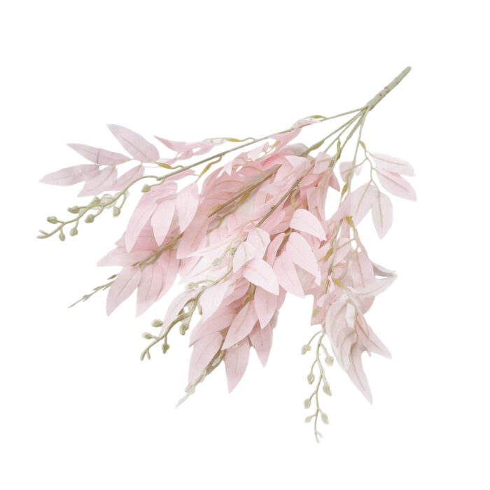 GNW Pink Artificial Bunch Of Willow Leaves MY-245 - Image 2