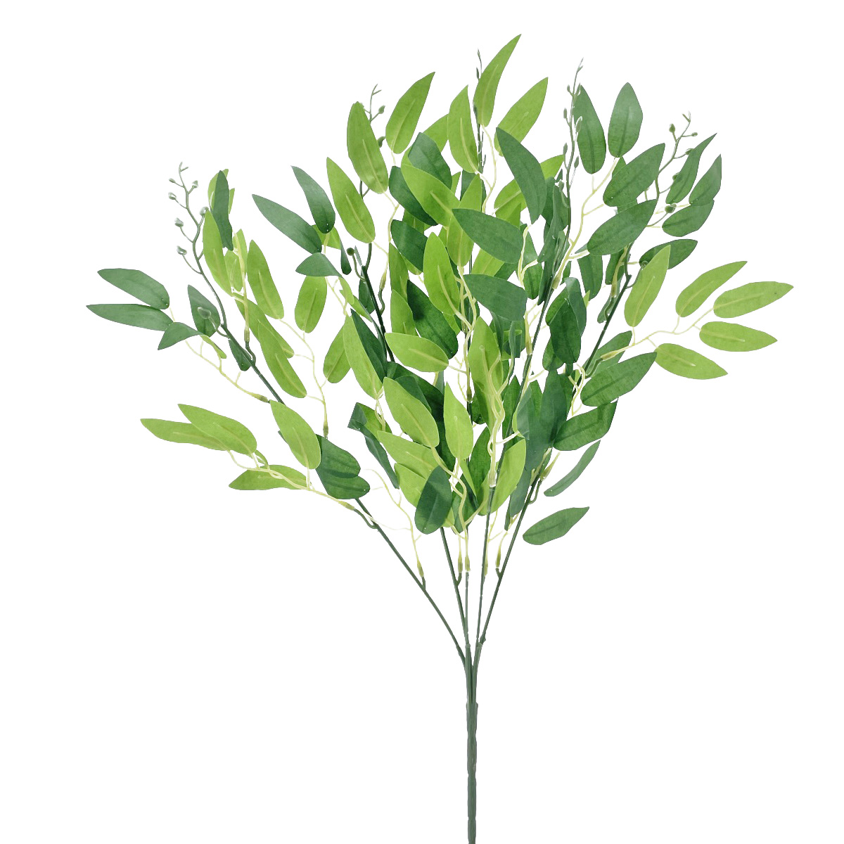 IMG_6004 GNW Green Artificial Bunch Of Willow Leaves MY-249 - Image 1