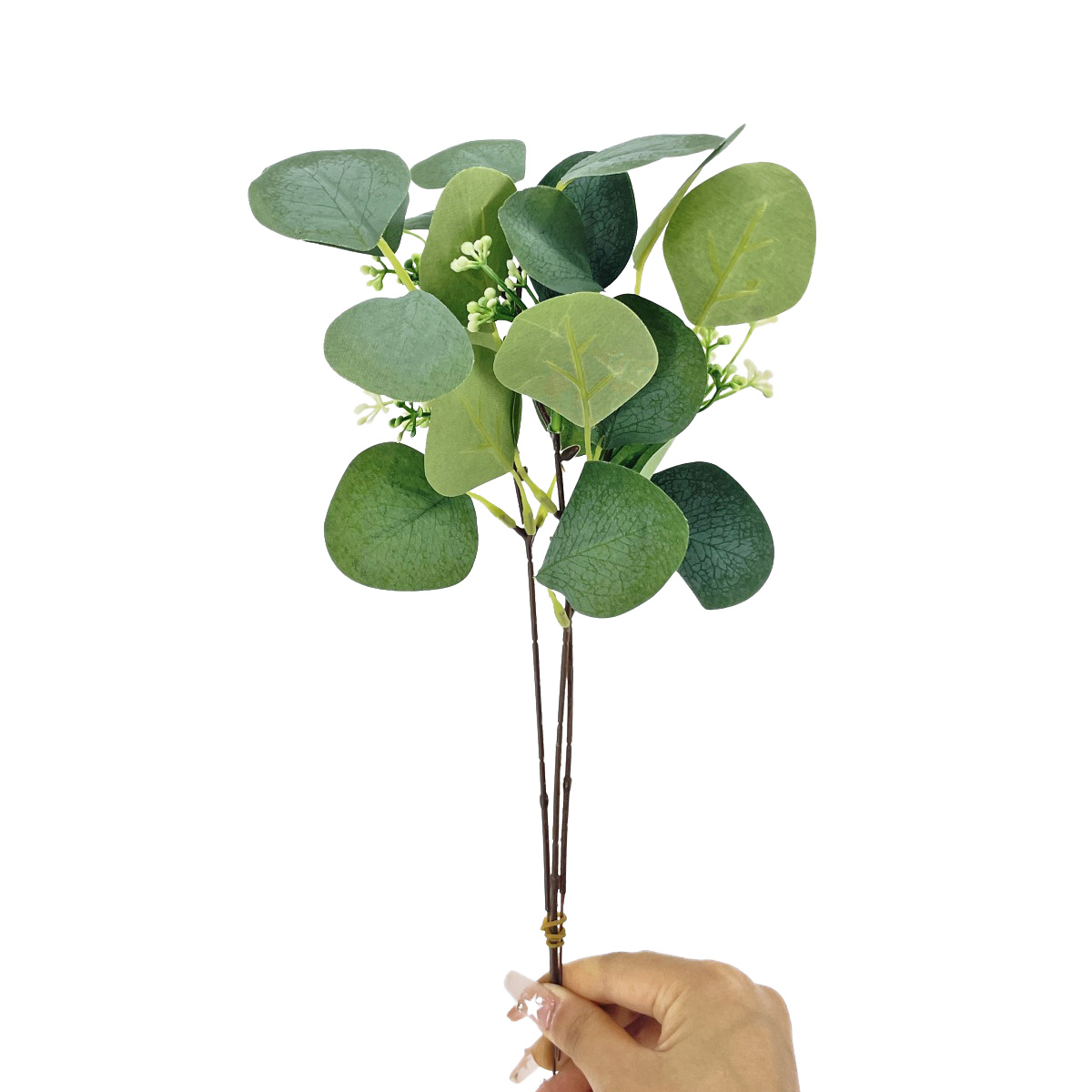 IMG_6238 GNW Green Artificial Eucalyptus With Round Leaves TC-09 - Image 1
