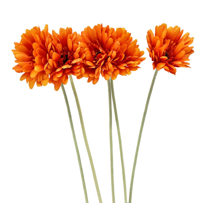 GNW Orange Artificial Chrysanthemum DY-10 - Image 3