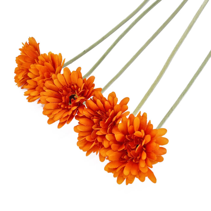 GNW Orange Artificial Chrysanthemum DY-10 - Image 2