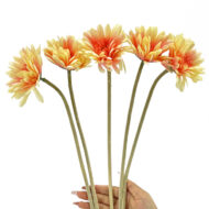 GNW Yellow Pink Artificial Chrysanthemum DY-05 - Image 3