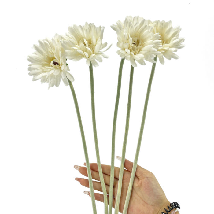GNW White Artificial Chrysanthemum DY-01 - Image 3