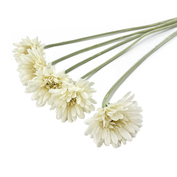 GNW White Artificial Chrysanthemum DY-01 - Image 2